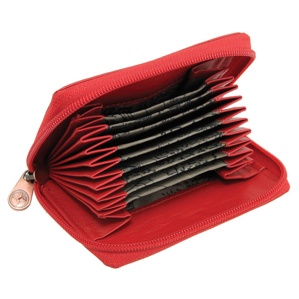 5003 17 - Zip Around Fan Credit Card Holder