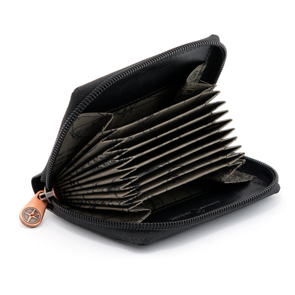 5003 17 - Zip Around Fan Credit Card Holder