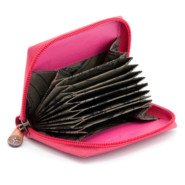 5003 17 - Zip Around Fan Credit Card Holder