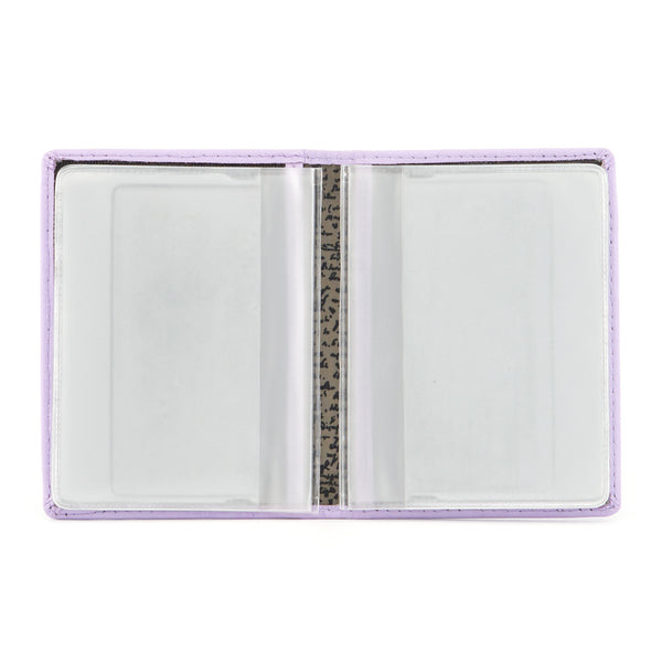 5005 17 - Leather Credit Card Holder with Plastic Inserts