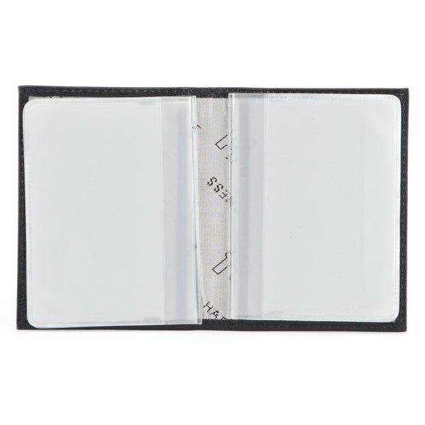 5005 21 - Leather Credit Card Holder with Plastic Inserts