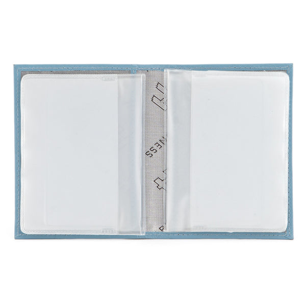 5005 21 - Leather Credit Card Holder with Plastic Inserts