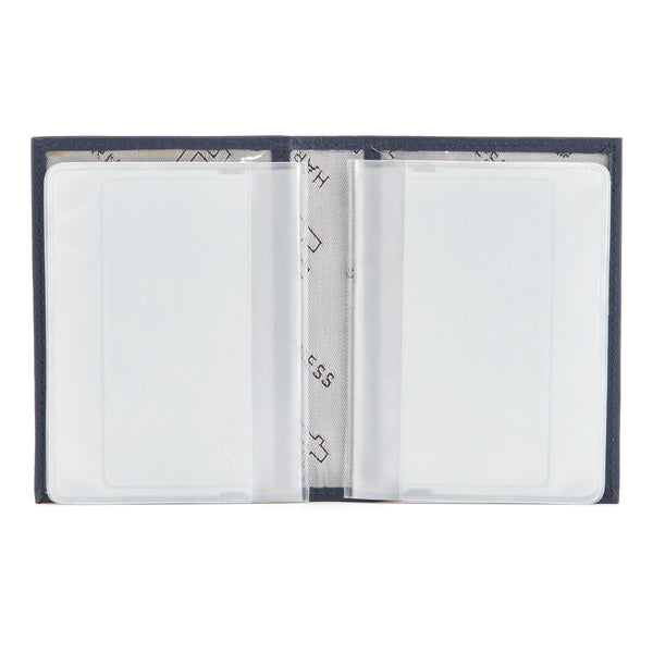 5005 21 - Leather Credit Card Holder with Plastic Inserts