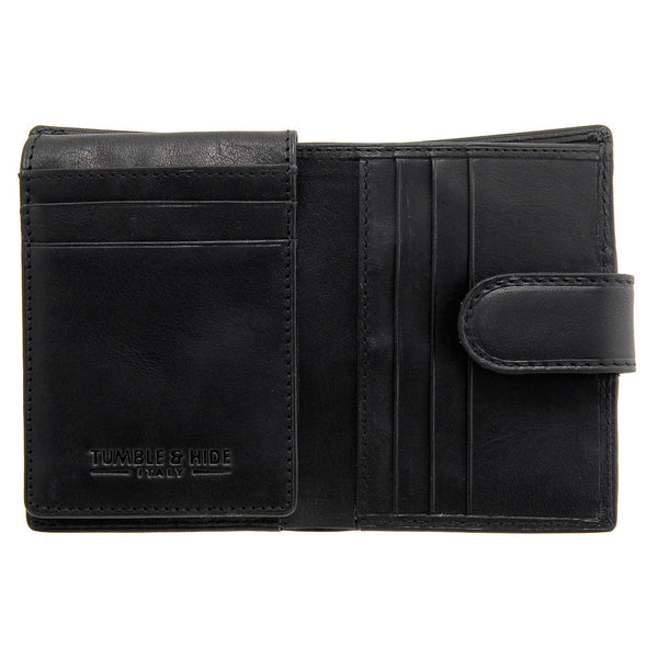 5006 THV - Italian Leather Credit Card Holder with Tab