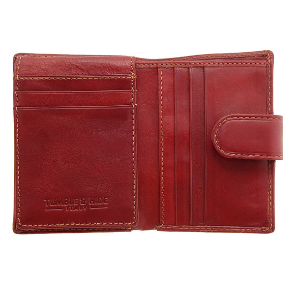 5006 THV - Italian Leather Credit Card Holder with Tab