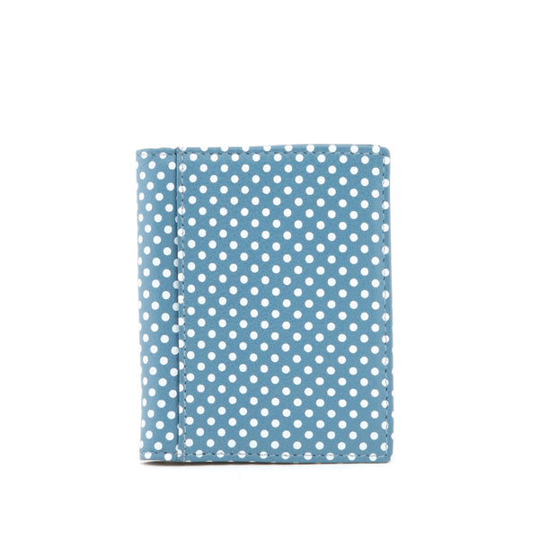 5017P 17 21 - Leather Polka Print Credit Card Holder