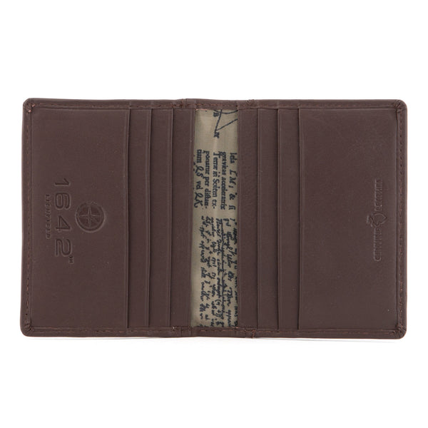 5017 17 - Two Fold Leather Credit Card Holder