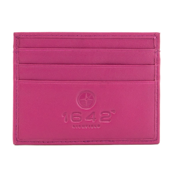 5028 17 - Slim Leather Credit Card Holder with ID Window