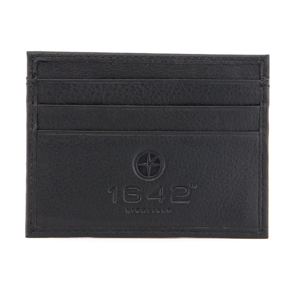 5028 17 - Slim Leather Credit Card Holder with ID Window