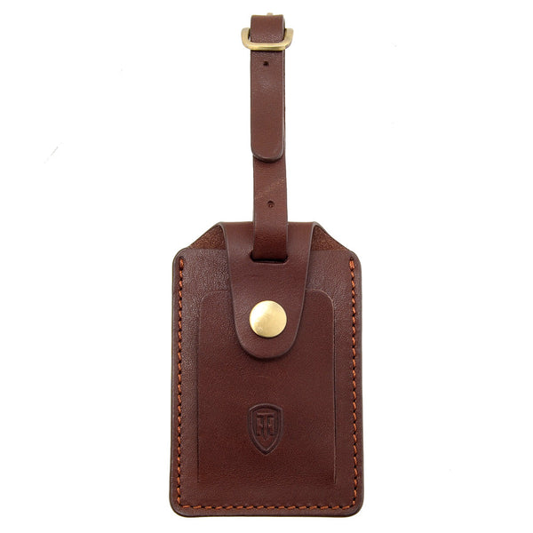 5301 THV - Italian Leather Luggage Tag