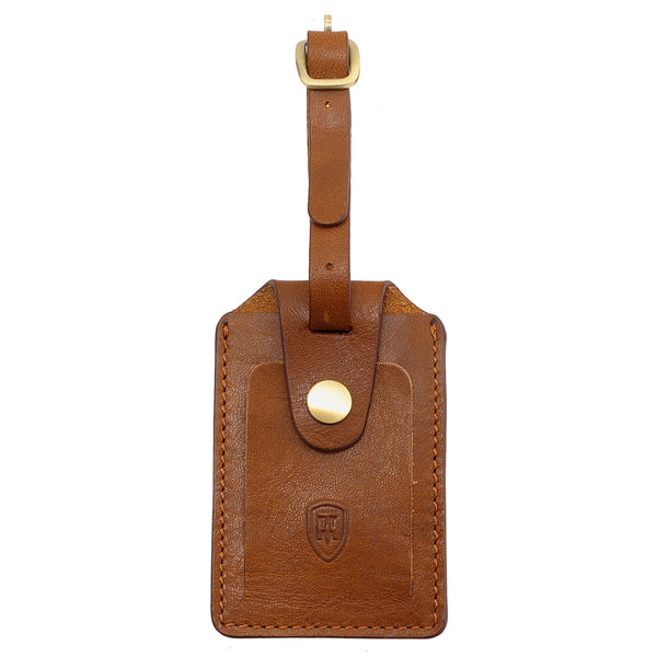 5301 THV - Italian Leather Luggage Tag