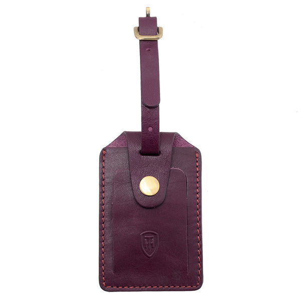 5301 THV - Italian Leather Luggage Tag