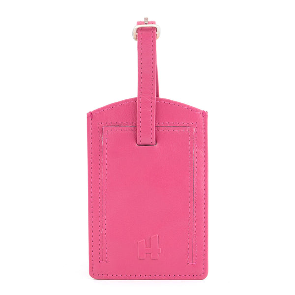 5302 21 - Leather Luggage Tag With Flap