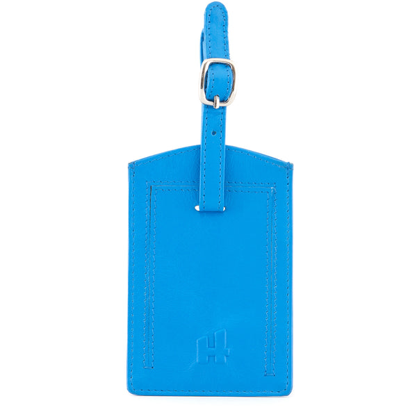 5302 21 - Leather Luggage Tag With Flap