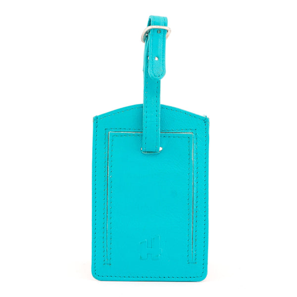 5302 21 - Leather Luggage Tag With Flap
