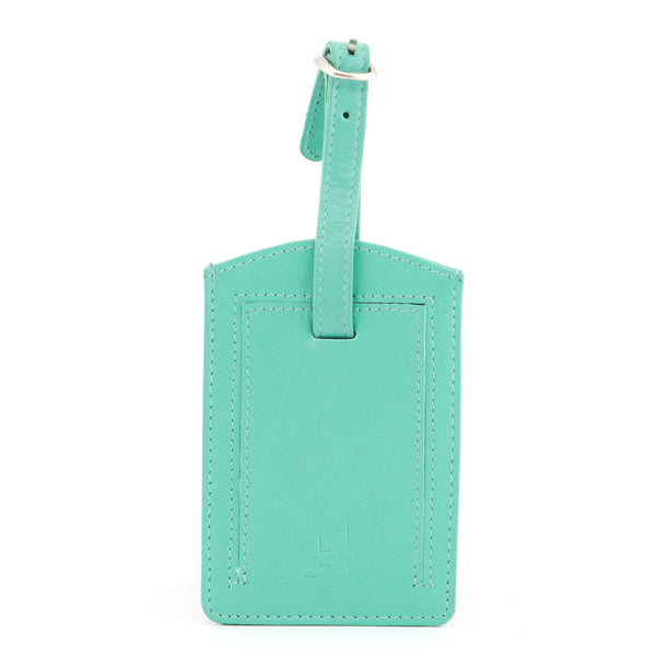 5302 21 - Leather Luggage Tag With Flap