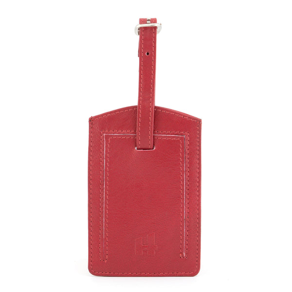 5302 21 - Leather Luggage Tag With Flap
