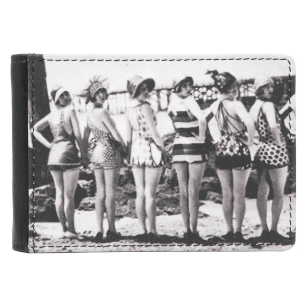 5318 19 - Leather Travel Pass Holder with Swimwear Print