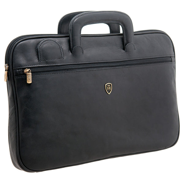 6207 THV - The Pienta Italian Leather Drop Handle Folio
