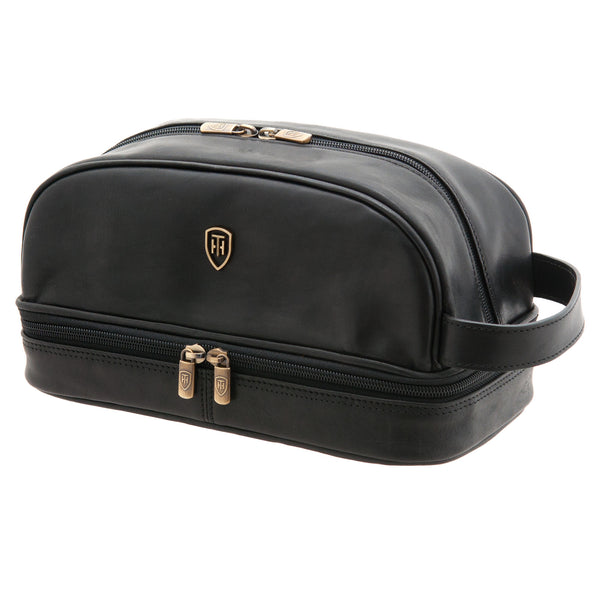 6308 THV - The Regolo Italian Leather Wash Bag