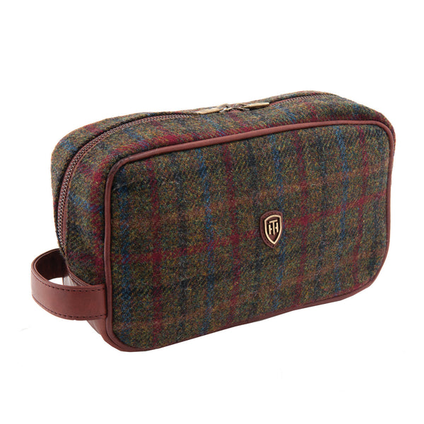 6309 THT - The Torsa Harris Tweed Wash Bag