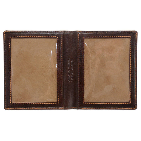 6802 THV - Italian Leather Double Photo Frame