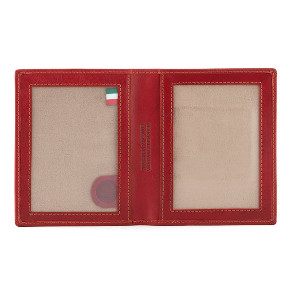 6802 THV - Italian Leather Double Photo Frame