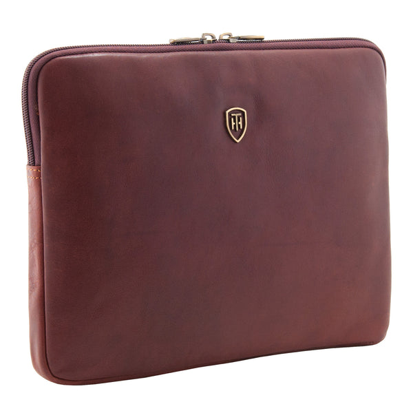 6903 THV - Italian Vegetale Leather Zip Around iPad Sleeve