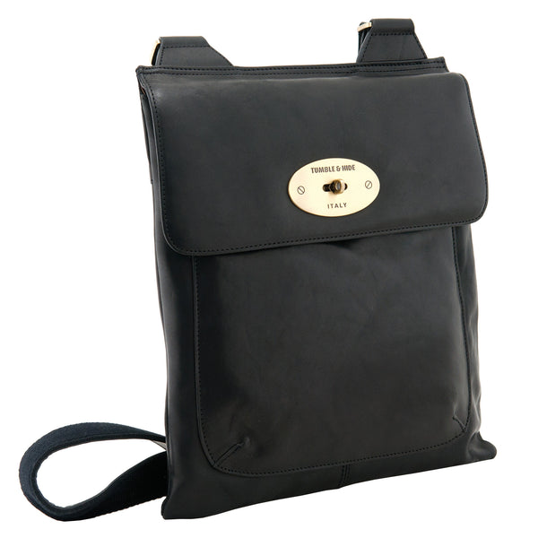 8101 THV - The Sorrento Italian Leather Flap Over Across Body Bag