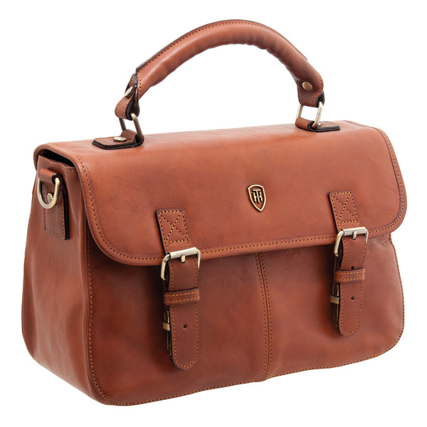 8118 THV - The Suffiano Italian Leather Satchel Bag