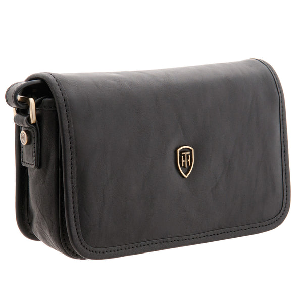 8120 THV - The Casoni Italian Leather Flap Over Bag