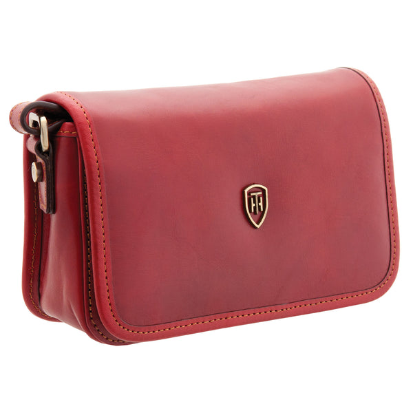 8120 THV - The Casoni Italian Leather Flap Over Bag