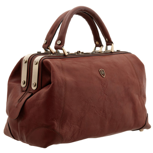 8126 THV - The Murino Italian Leather Gladstone Bag