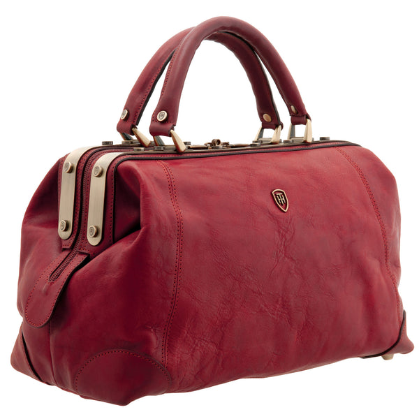 8126 THV - The Murino Italian Leather Gladstone Bag