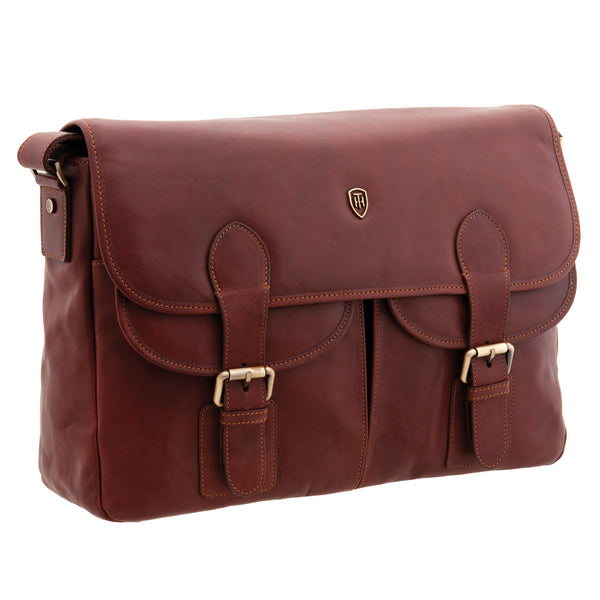 8317 THV - The Moriano Italian Leather Satchel Bag