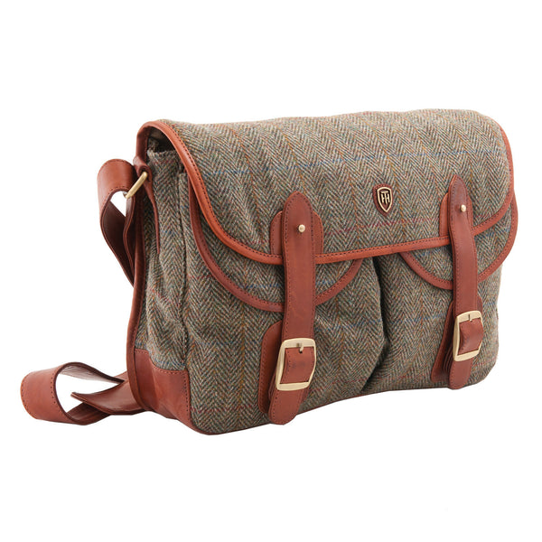 Tumble Hide The Vaila Harris Tweed Messenger Bag Lichfield