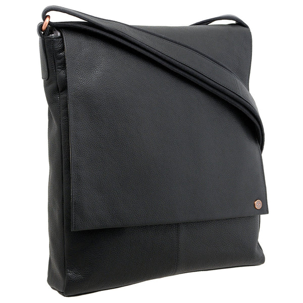8373 12 - Leather Messenger Bag