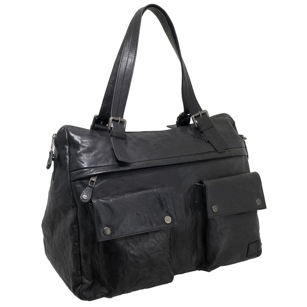 DMB 9 - The Detour Trenton Leather Overnight Bag