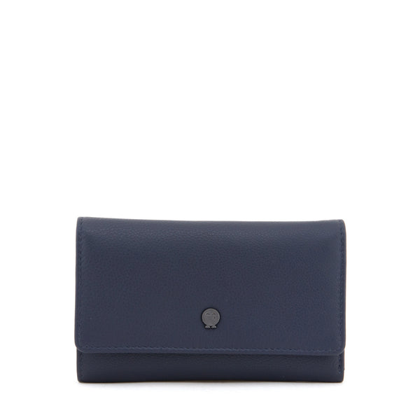 Y1303 -  Flap Over Leather Purse