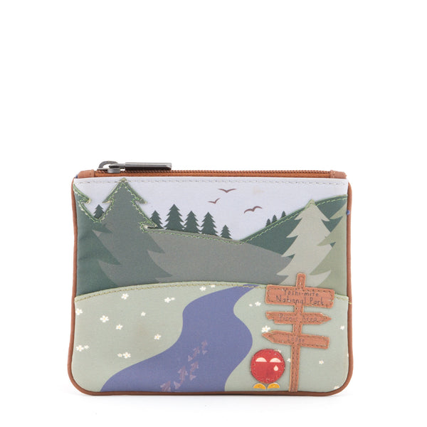 Y1723 MN - The Yoshi-Mite National Park Leather Applique Purse