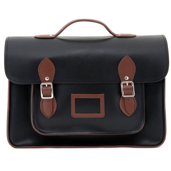 YB101 - The Bixby 15.5" Leather Satchel by Yoshi