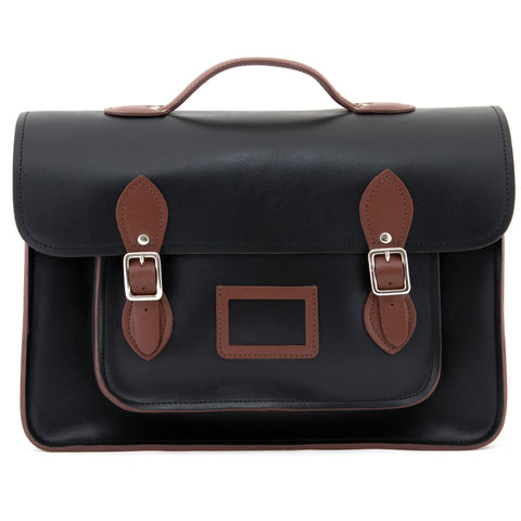 YB101 - The Bixby 15.5" Leather Satchel by Yoshi