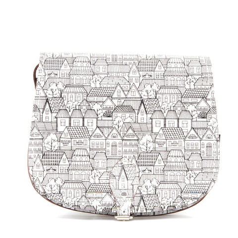 YB102 - The Topher Printed Leather Satchel