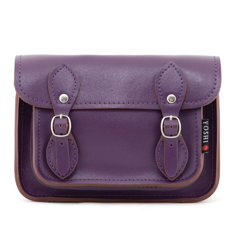 YB125 - The Tilney Mini Plain Leather Satchel by Yoshi