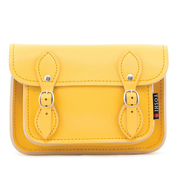 YB125 - The Tilney Mini Plain Leather Satchel by Yoshi