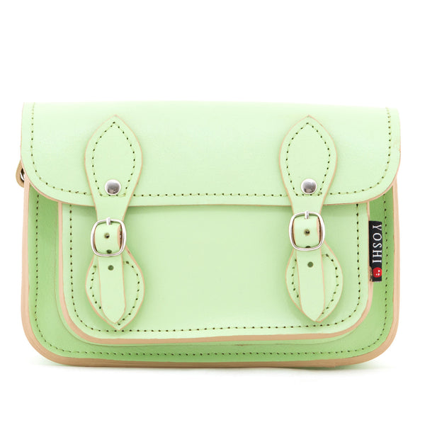 YB125 - The Tilney Mini Plain Leather Satchel by Yoshi