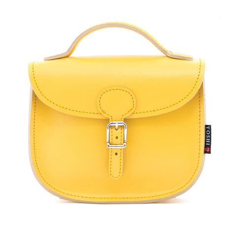 YB126  - The Morland Plain Leather Satchel by Yoshi