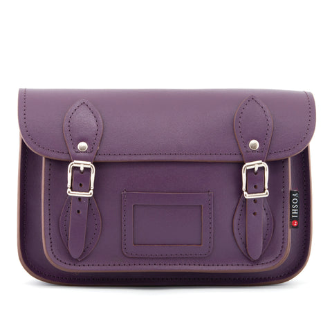 YB127  - The Darcy 10.5" Plain Leather Satchel by Yoshi
