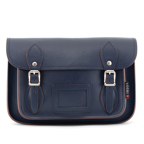YB127  - The Darcy 10.5" Plain Leather Satchel by Yoshi