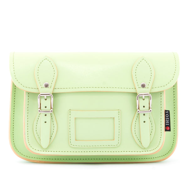 YB127  - The Darcy 10.5" Plain Leather Satchel by Yoshi